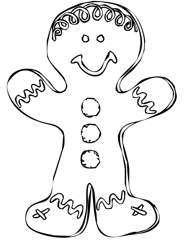 a gingerbread man