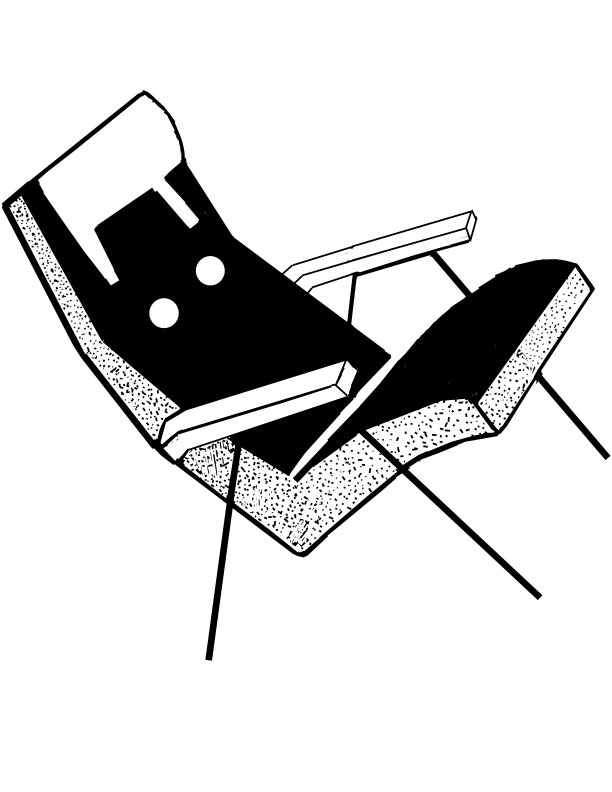 an armchair